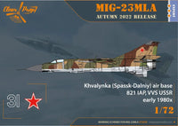 1/72 Clear Prop MiG-23MLA Flogger-G - MPM Hobbies