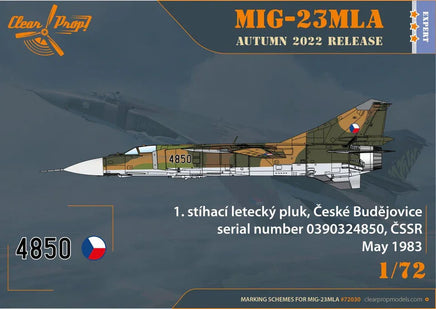 1/72 Clear Prop MiG-23MLA Flogger-G - MPM Hobbies