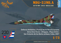 1/72 Clear Prop MiG-23ML/MLA Flogger-G - MPM Hobbies