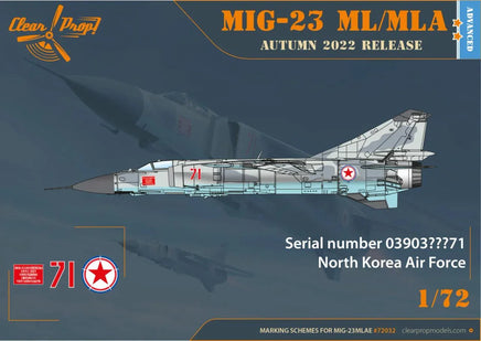 1/72 Clear Prop MiG-23ML/MLA Flogger-G - MPM Hobbies