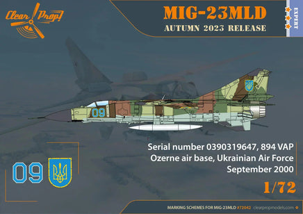 1/72 Clear Prop MiG-23MLD The last Ukrainian Flogger-K - MPM Hobbies