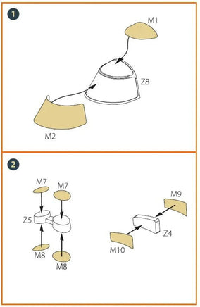 1/48 Clear Prop I-16 (late version) Paint mask for Revell - MPM Hobbies