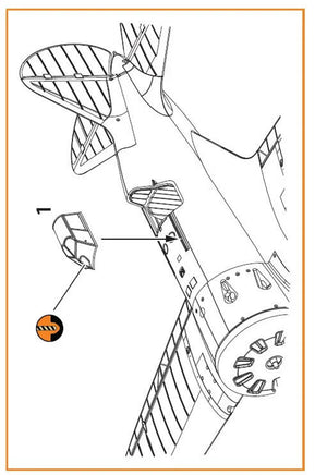 1/48 Clear Prop I-16 vacuum formed canopy (early version) for CP kit - MPM Hobbies