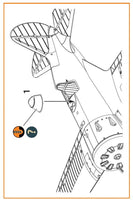 1/48 Clear Prop I-16 Vacuum formed Canopy (Late version) - MPM Hobbies