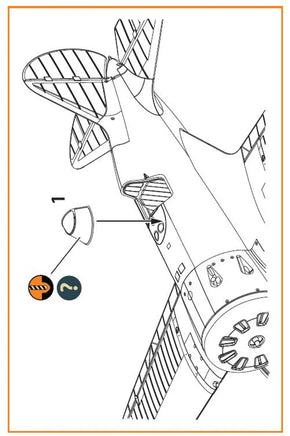1/48 Clear Prop I-16 Vacuum formed Canopy (Late version) - MPM Hobbies
