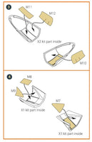 1/48 Clear Prop A2D-1 Skyshark double-sided painting mask (CP kits) - MPM Hobbies