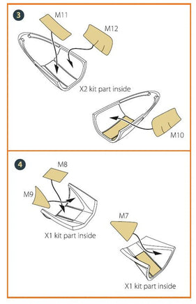 1/48 Clear Prop A2D-1 Skyshark double-sided painting mask (CP kits) - MPM Hobbies