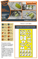 1/72 Clear Prop Jaguar A/GR.1/GR.3 painting mask (Italeri/Revell/Tamiya) - MPM Hobbies