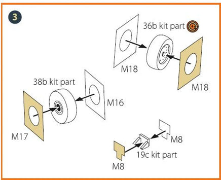 1/72 Clear Prop Jaguar A/GR.1/GR.3 painting mask (Italeri/Revell/Tamiya) - MPM Hobbies