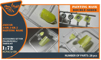 1/72 Clear Prop Jaguar A/GR.1/GR.3 painting mask (Italeri/Revell/Tamiya) - MPM Hobbies