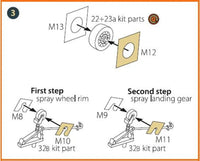 1/72 Clear Prop F4U-4B/7 Corsair painting mask (Italeri) - MPM Hobbies