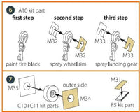 1/72 Clear Prop Me-410 B-1/U2/U4/R4 painting mask (Finemolds) - MPM Hobbies