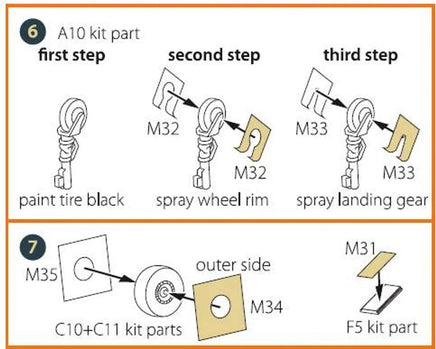 1/72 Clear Prop Me-410 B-1/U2/U4/R4 painting mask (Finemolds) - MPM Hobbies
