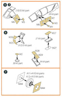 1/72 Clear Prop Me-410 B-1/U2/U4/R4 painting mask (Airfix) - MPM Hobbies