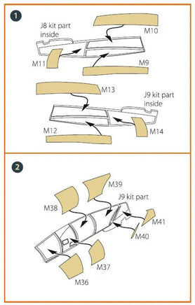1/72 Clear Prop Me-410 B-1/U2/U4/R4 painting mask (Airfix) - MPM Hobbies