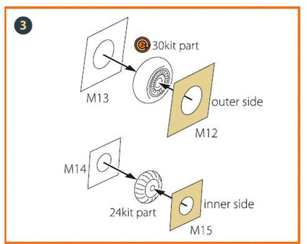 1/72 Clear Prop Me-262B-1A/U1 painting mask (REVELL) - MPM Hobbies