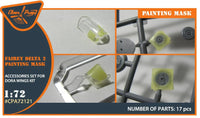 1/72 Clear Prop Fairey Delta 2 painting mask (Dora Wings) - MPM Hobbies