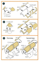 1/72 Clear Prop K-8/JL-8 Karakorum double-sided painting mask (Trumpeter) - MPM Hobbies