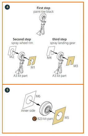 1/72 Clear Prop K-8/JL-8 Karakorum double-sided painting mask (Trumpeter) - MPM Hobbies