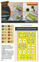 1/72 Clear Prop K-8/JL-8 Karakorum double-sided painting mask (Trumpeter) - MPM Hobbies