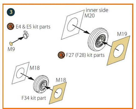 1/72 Clear Prop FC-1 Fierce Dragon double-sided painting mask (Trumpeter) - MPM Hobbies