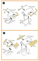1/72 Clear Prop Chinese J-10B double-sided painting mask (Trumpeter 01651) - MPM Hobbies