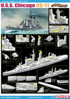 1/700 Dragon Models USS CHICAGO CG-11 Plastic Model Kit