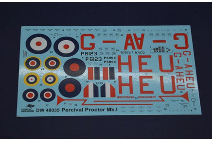 1/48 Dora Wings Percival Proctor Mk.I - MPM Hobbies