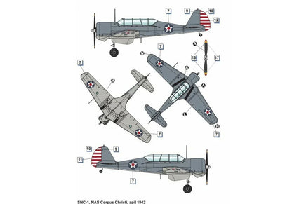 1/48 Dora Wings Curtiss-Wright SNC-1 Falcon II - MPM Hobbies