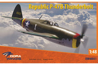 1/48 Dora Wings Republic P-47B Thunderbolt Plastic Model Kit - MPM Hobbies