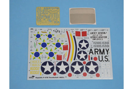 1/48 Dora Wings Republic P-47B Thunderbolt Plastic Model Kit - MPM Hobbies