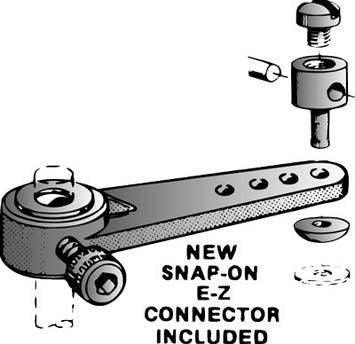 DU-BRO 1.25" Nylon Steering Arm - 166 - MPM Hobbies