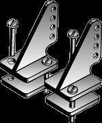 DU-BRO 1/2 A Control Horns - 107 - MPM Hobbies