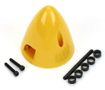 DU-BRO 2" Yellow Spinner (2-Blade) - 275 - MPM Hobbies