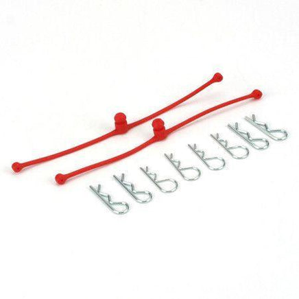 DU-BRO Red Body Klip Retainers - 2248 - MPM Hobbies