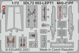 1/72 Eduard MiG-21PF for Eduard