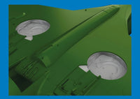 1/48 Eduard P-40 wheel bays with canvas PRINT Brassin for EDUARD - MPM Hobbies