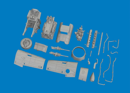 1/72 Eduard Bf 109G-10 Mtt Regensburg engine PRINT Brassin for EDUARD - MPM Hobbies