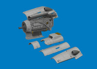 1/72 Eduard Bf 109G-10 Mtt Regensburg engine PRINT Brassin for EDUARD - MPM Hobbies