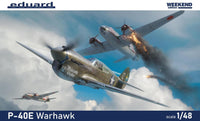 1/48 Eduard P-40E Warhawk Weekend Edition Plastic Model Kit