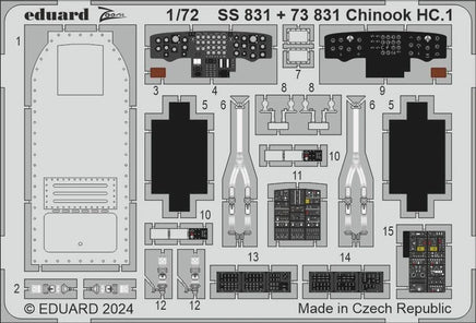 1/72 Eduard Chinook HC.1 Big Ed for AIRFIX - MPM Hobbies