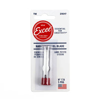 Excel #17A NARROW CHISEL 5 BLADES 24017 - MPM Hobbies