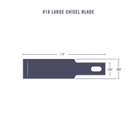 Excel #18 Wood Chisel 5 Blades 20018 - MPM Hobbies
