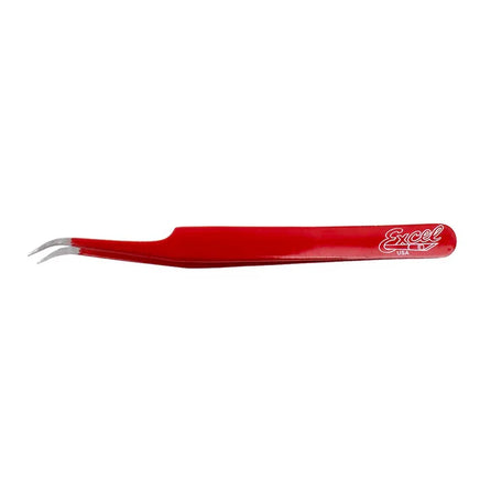 Excel Slant Point Tweezers Red 30426 - MPM Hobbies