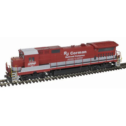 HO ATLAS Dash 8-40B Silver RJ Corman #8572 - MPM Hobbies