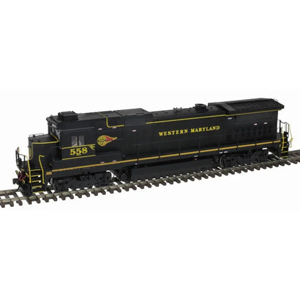HO ATLAS Dash 8-40B Silver Western Maryland Scenic Railroad #558 - MPM Hobbies