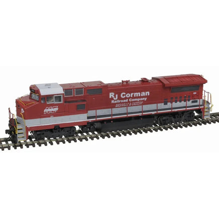 HO ATLAS Dash 8-40BW Silver RJ Corman #573 - MPM Hobbies
