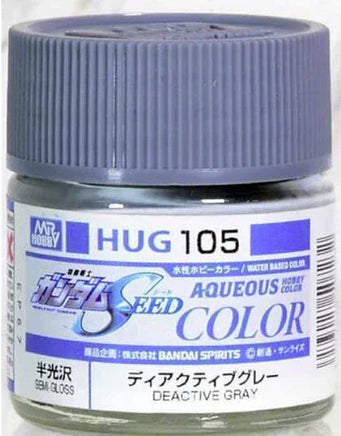 Mr. Hobby Deactive Gray (Semi-Gloss) 10ml - HUG105 - MPM Hobbies