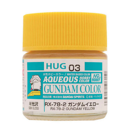 Mr. Hobby Aqueous Gundam Yellow 10ml - HUG03