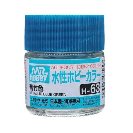 Mr. Hobby Metallic Blue Green 10ml - H63 - MPM Hobbies